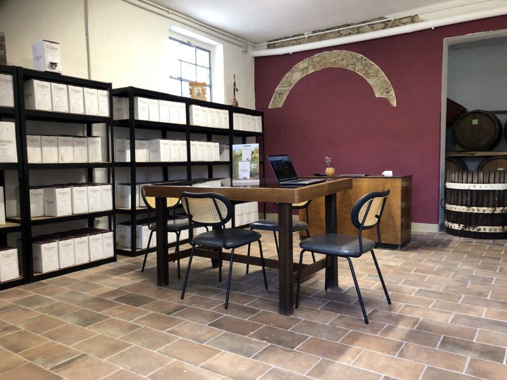 punto vendita azienda agricola Fralupaia di Vinci