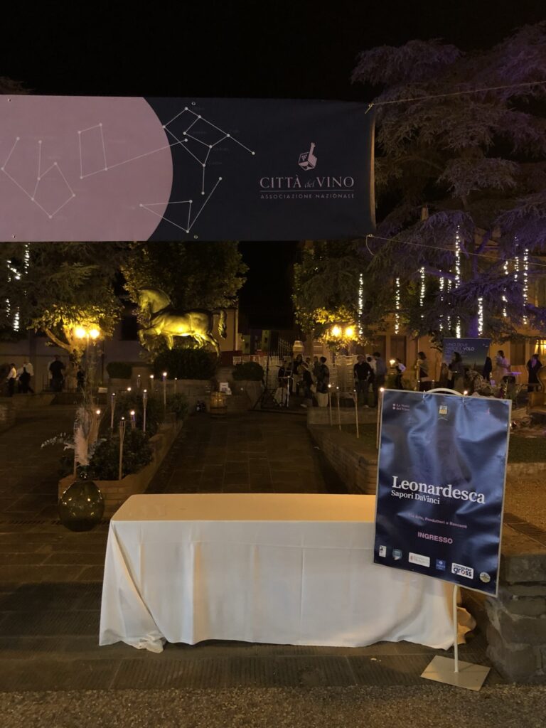 Cena strada dell'olio e del vino Montalbano cecco santi