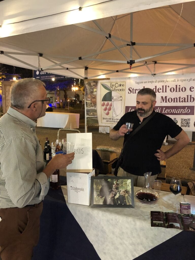 Luca Gini alla fiera di Cecco Santi