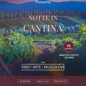 Notte in cantina Fralupaia agosto 2026